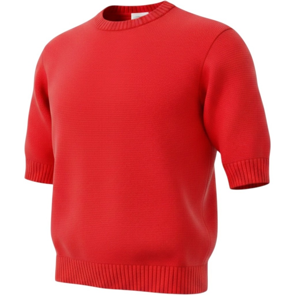 Vintage Express London Sweater 1987 Edition Red Short Sleeve Knit Top L/XL
